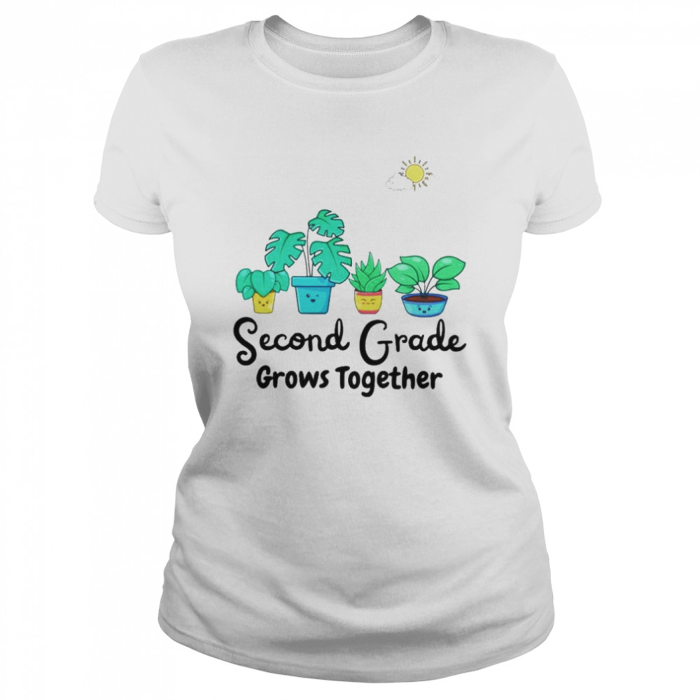 Second grade grows together shirt Classic Women's T-shirt