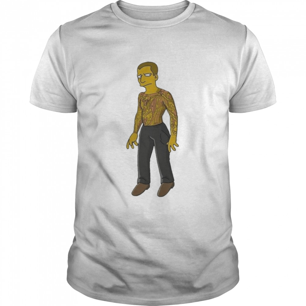 Simpsons Michael Scofield Prison  Classic Men's T-shirt