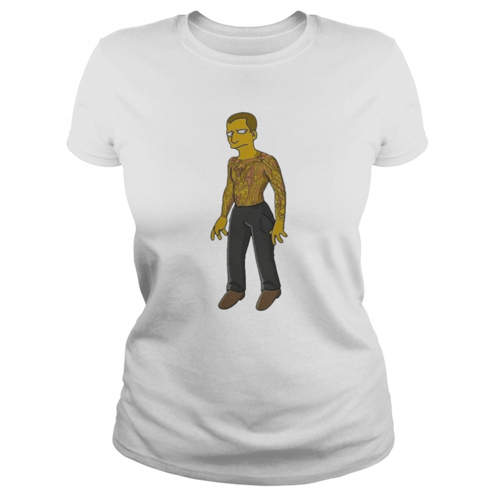 Simpsons Michael Scofield Prison  Classic Women's T-shirt