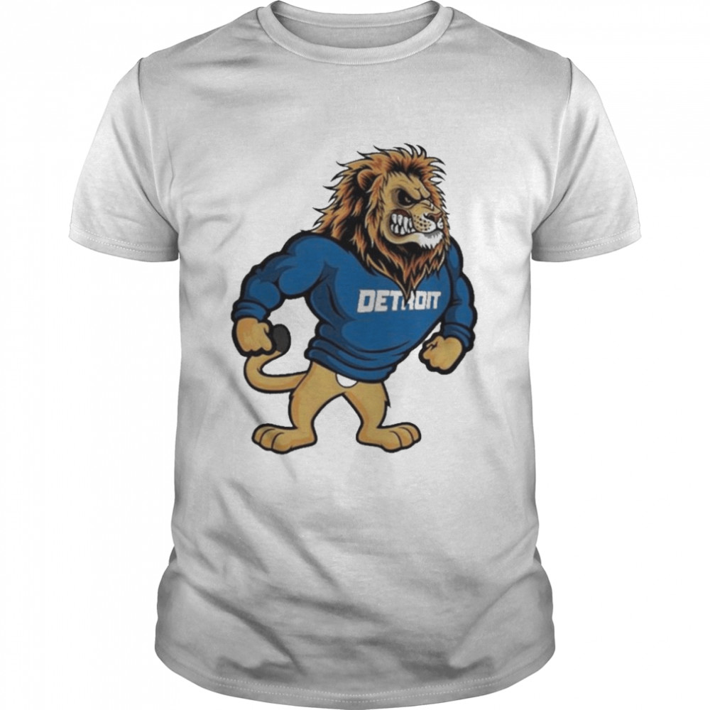 Strong Detroit Lions Football Team  Classic Men's T-shirt