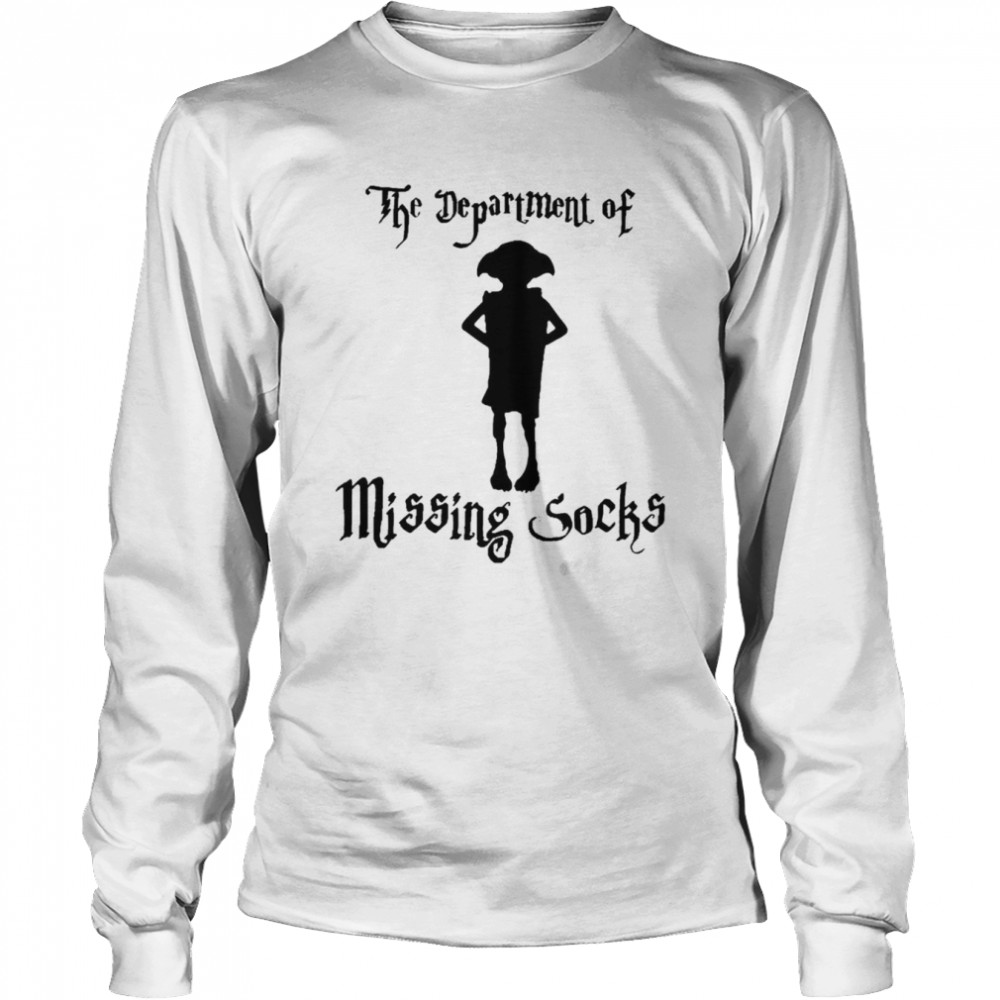 The Department Of Missing Socks Dobby Harry Potter shirt Long Sleeved T-shirt
