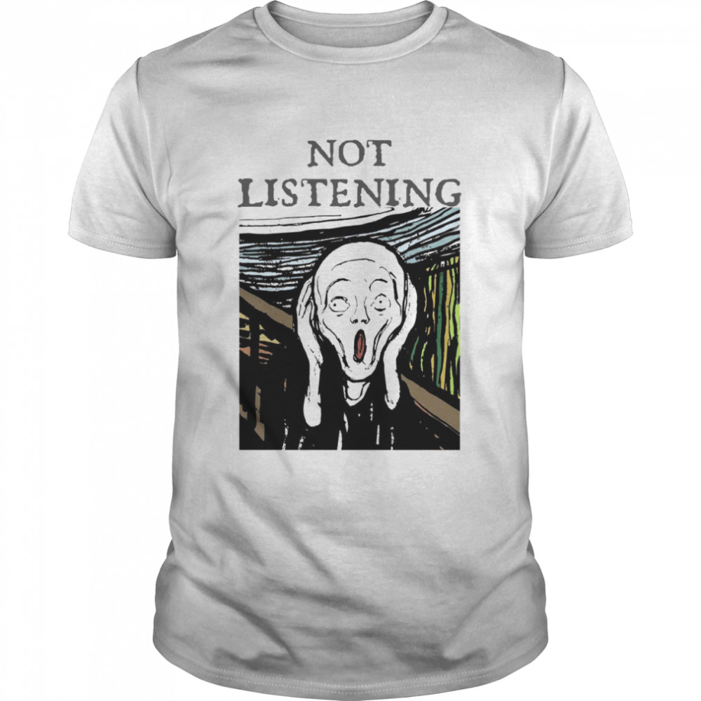The Scream Not Listening Gollum Lord Of The Rings shirt