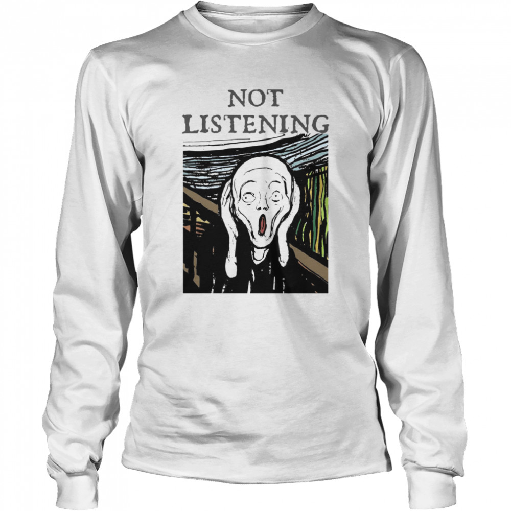 The Scream Not Listening Gollum Lord Of The Rings shirt Long Sleeved T-shirt