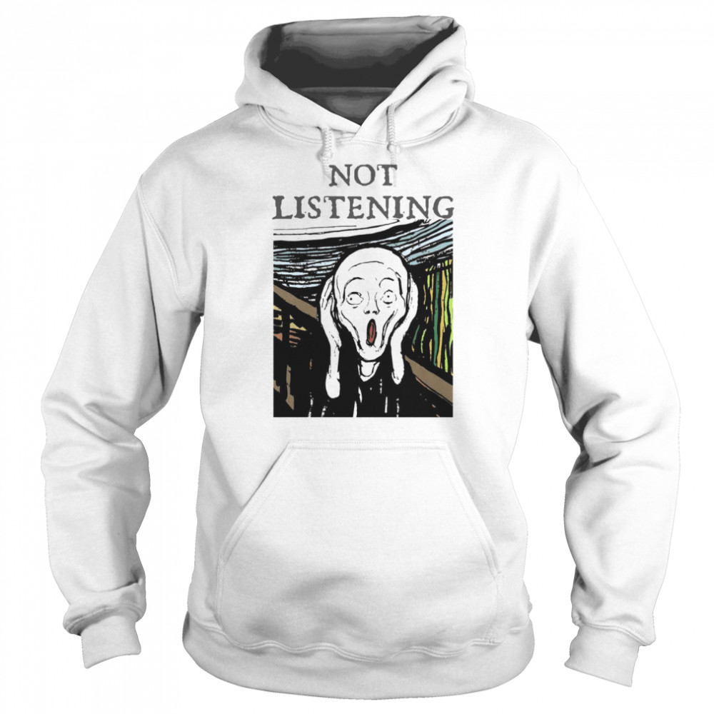 The Scream Not Listening Gollum Lord Of The Rings shirt Unisex Hoodie