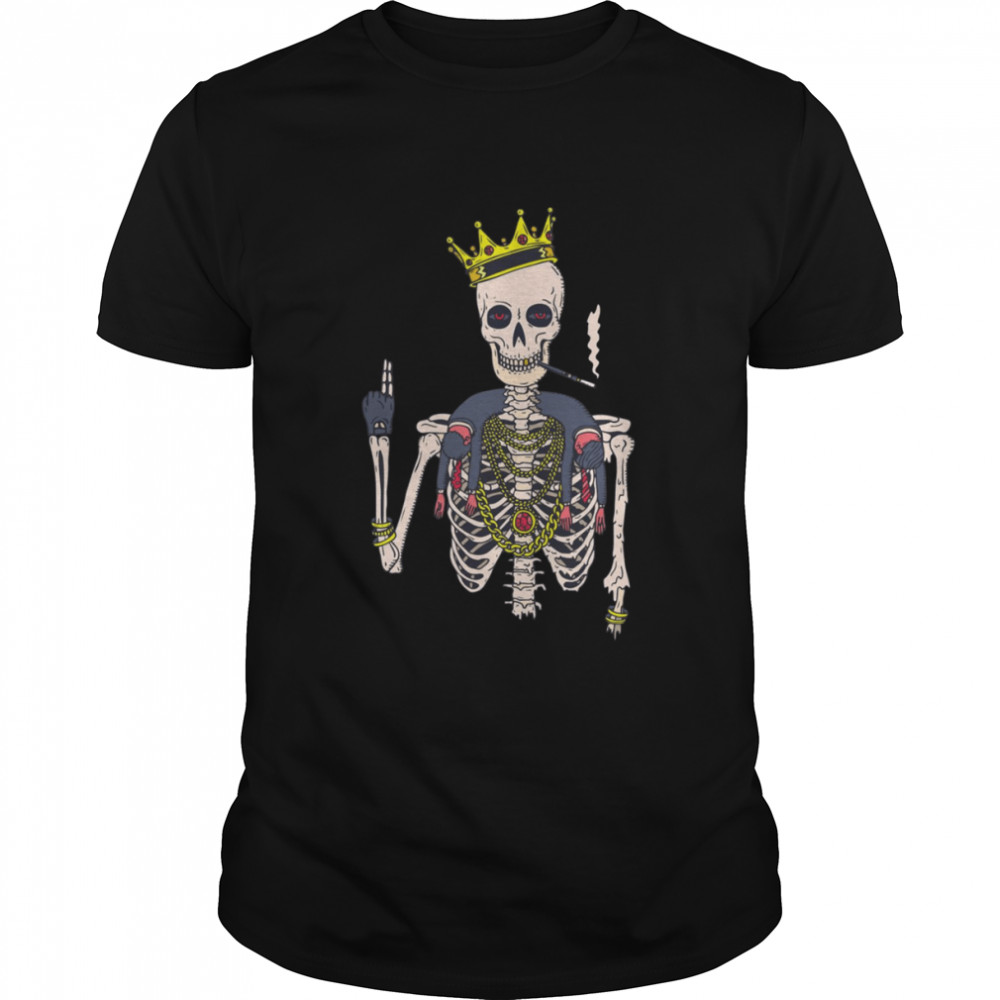 Band Foster The People Skull Style Smoking shirt Classic Men's T-shirt