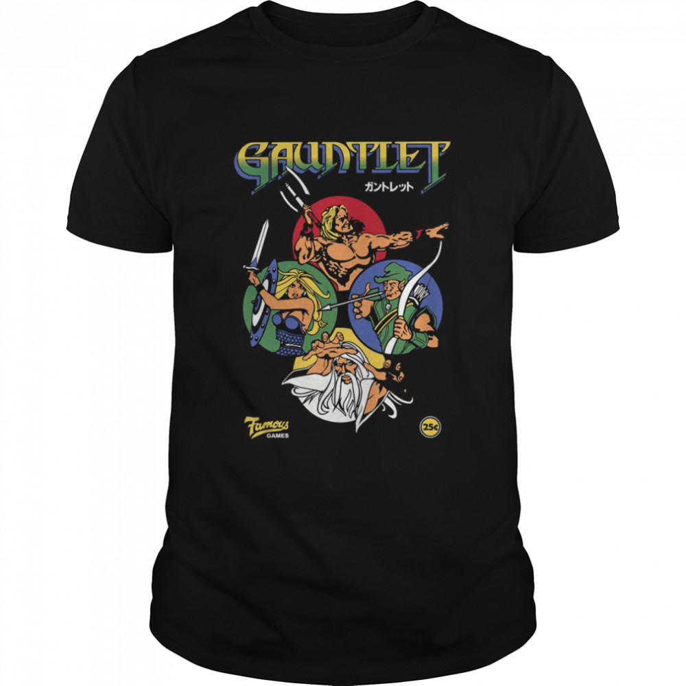 Gauntlet Retro Vintage Arcade Gaming Premium Halloween shirt Classic Men's T-shirt