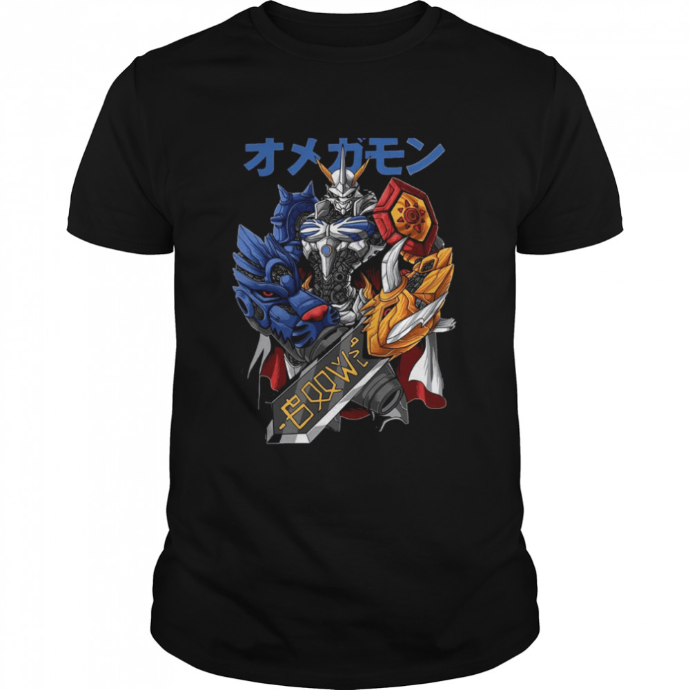 Mecha Omegamon Gundam shirt