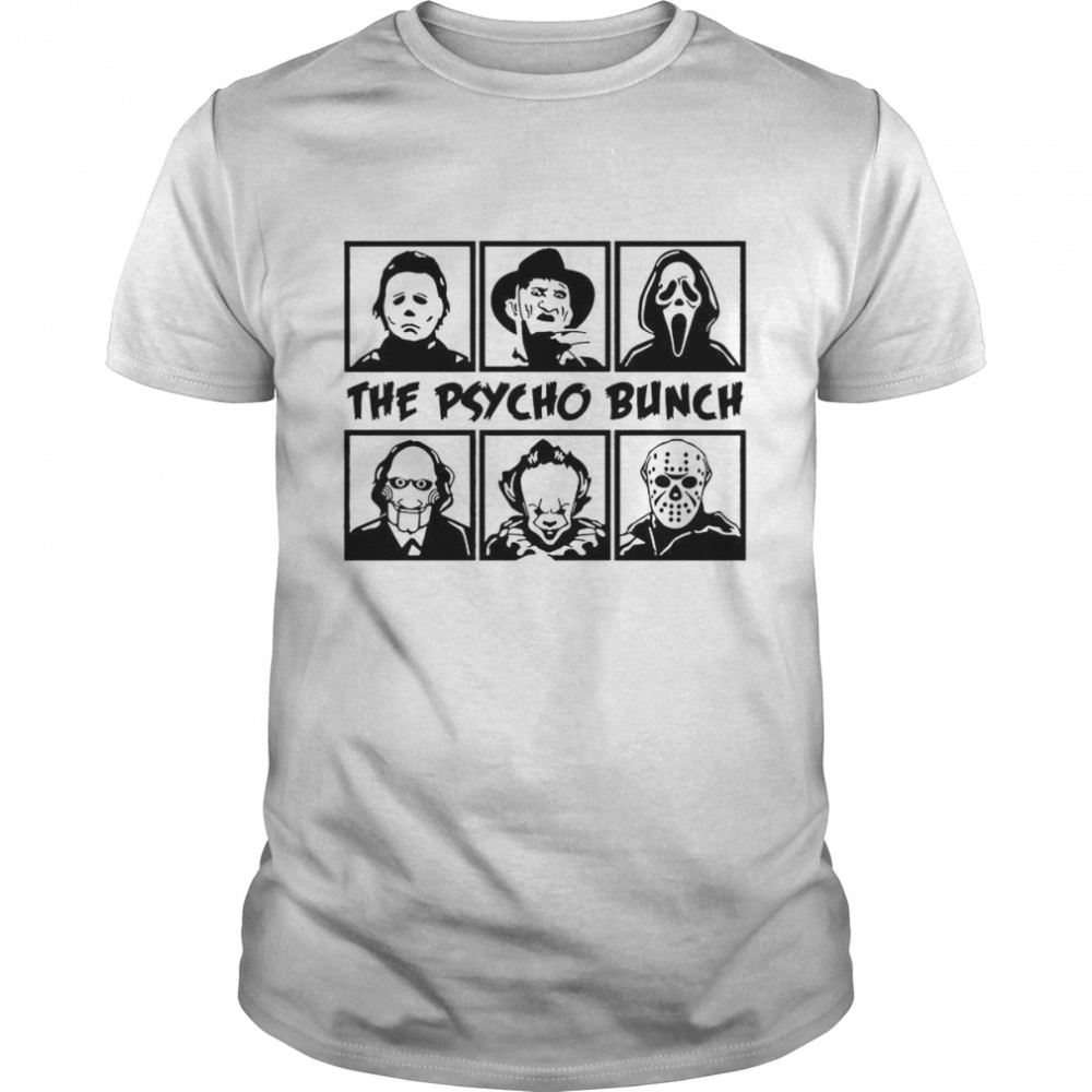 The Psycho Bunch Horror Team Halloween shirt
