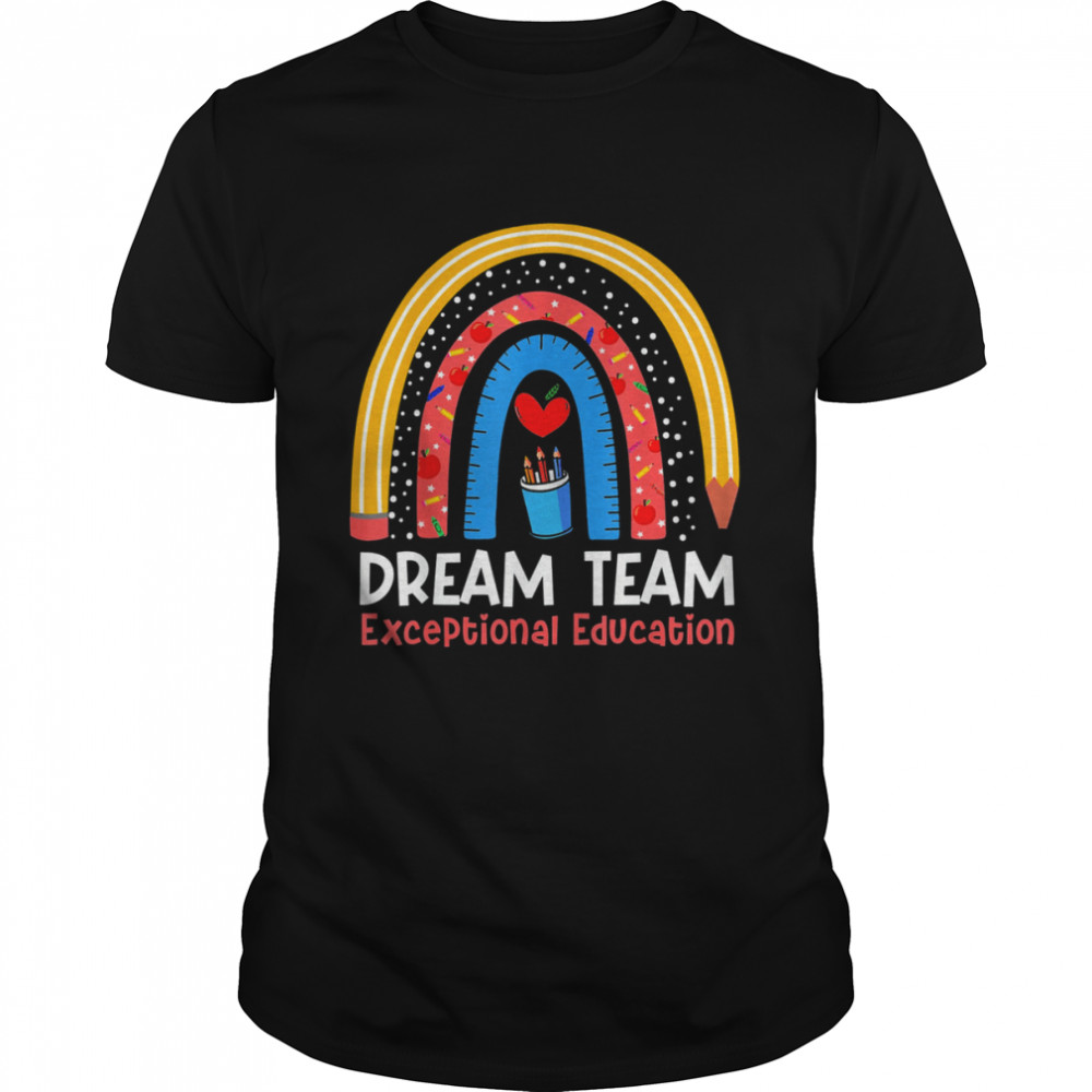 Rainbow Pencil Dream Exceptional Education Team SPED Teacher T- Classic Men's T-shirt