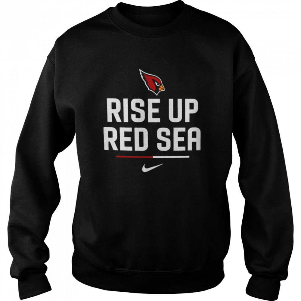 Rise Up Red Sea Cardinal Bird Football Shirt Poster by Capt-Denglisch