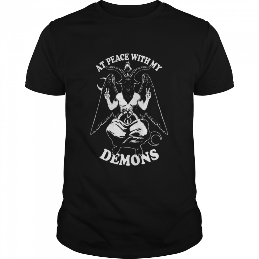 At Peace With My Demons Satan shirt