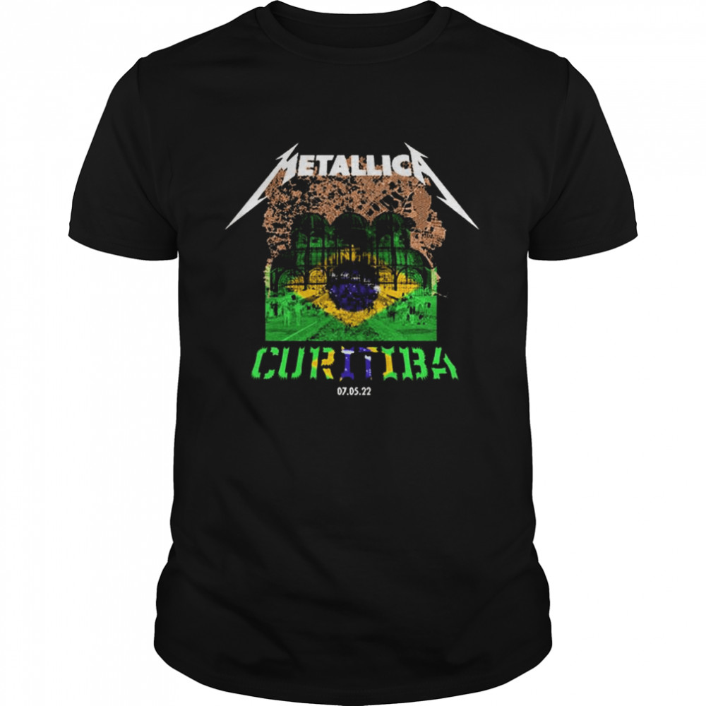 Metallica Curitiba Brazil May 7 2022 Tour shirt