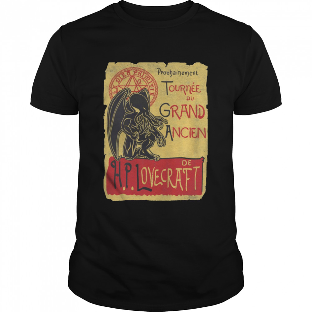Tournee Du Grand Ancien Cthulhu Mythos HP Lovecraft shirt