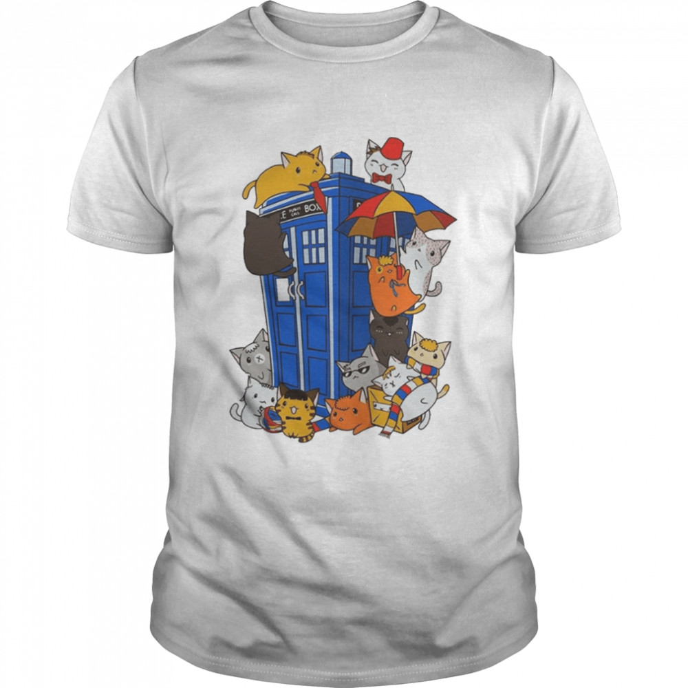 Cats With Police Box shirt