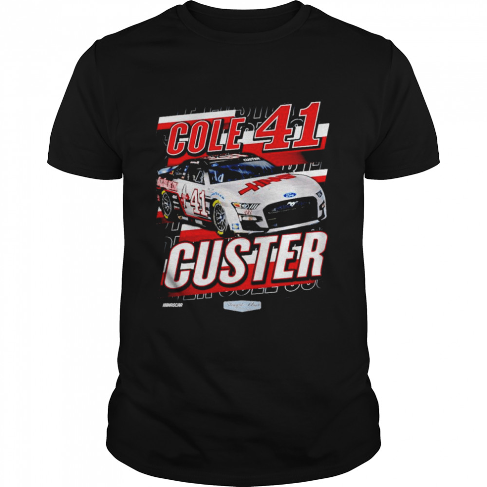 Cole Custer Stewart-Haas Racing Team Collection Black HAAS Tooling Chicane shirt