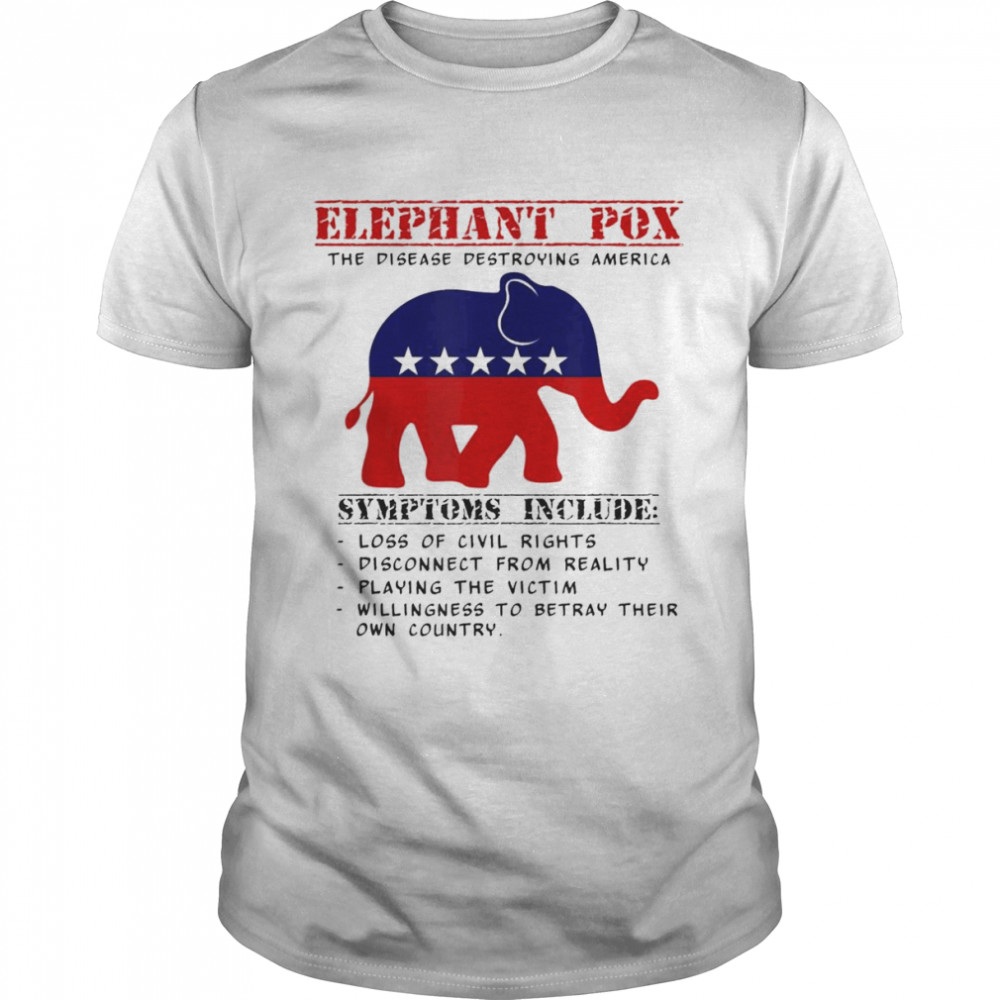 Elephant Pox – Democratic Design for Americans T- Classic Men's T-shirt