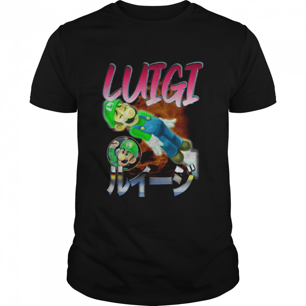 Green Plumber Luigi Smash Bros Vintage shirt