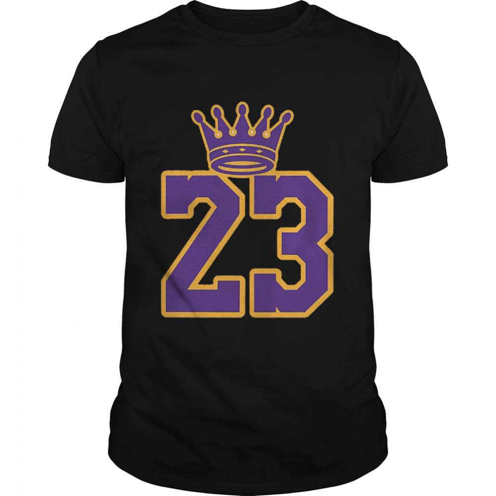 King 23 LA Lakers Team NBA shirt