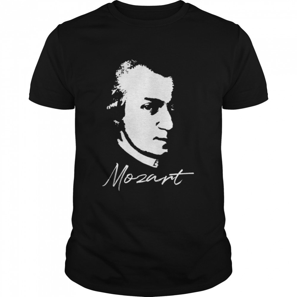 Vintage Wolfgang Amadeus Mozart Portrait Al Composer shirt