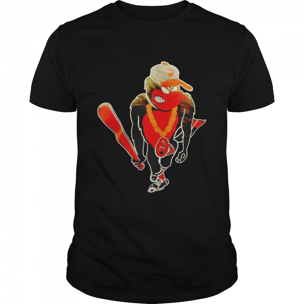 Baltimore Orioles baseball mascot shirt