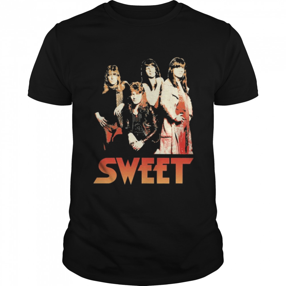 Glam Rock Relaxed Fit The Sweet Band shirt Classic Men's T-shirt