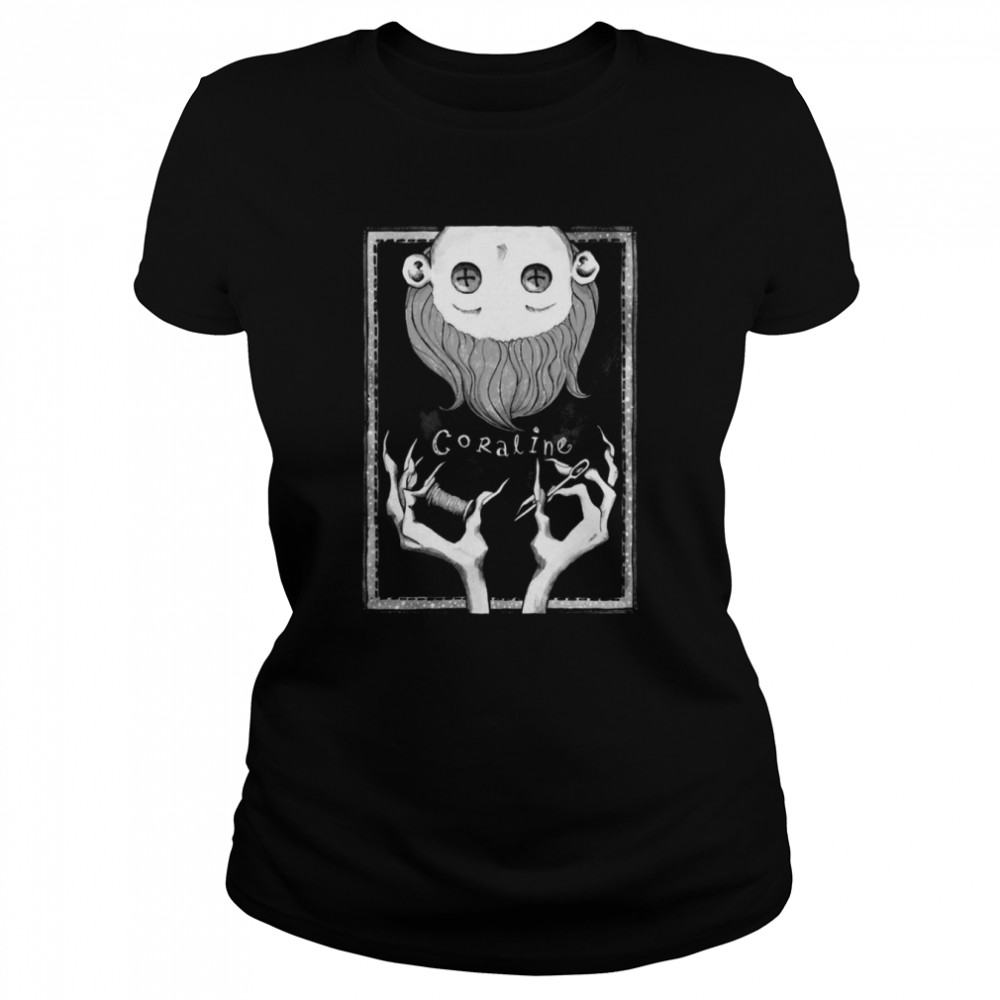 Horror Coraline Artwork shirt Classic Women's T-shirt