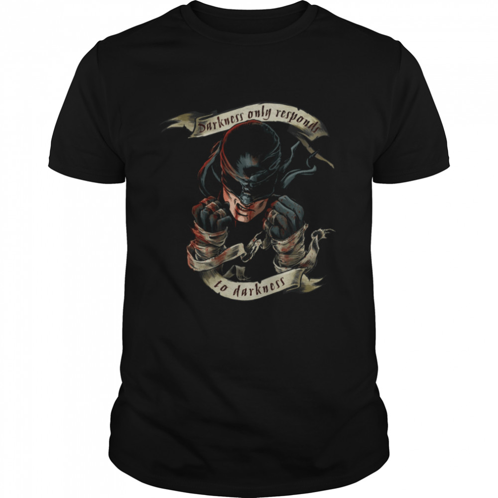 Marvel Daredevil Darkness Responds Graphic shirt