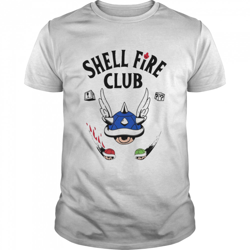 Shellfire Club Super Mario Stranger Things Hellfire Club shirt