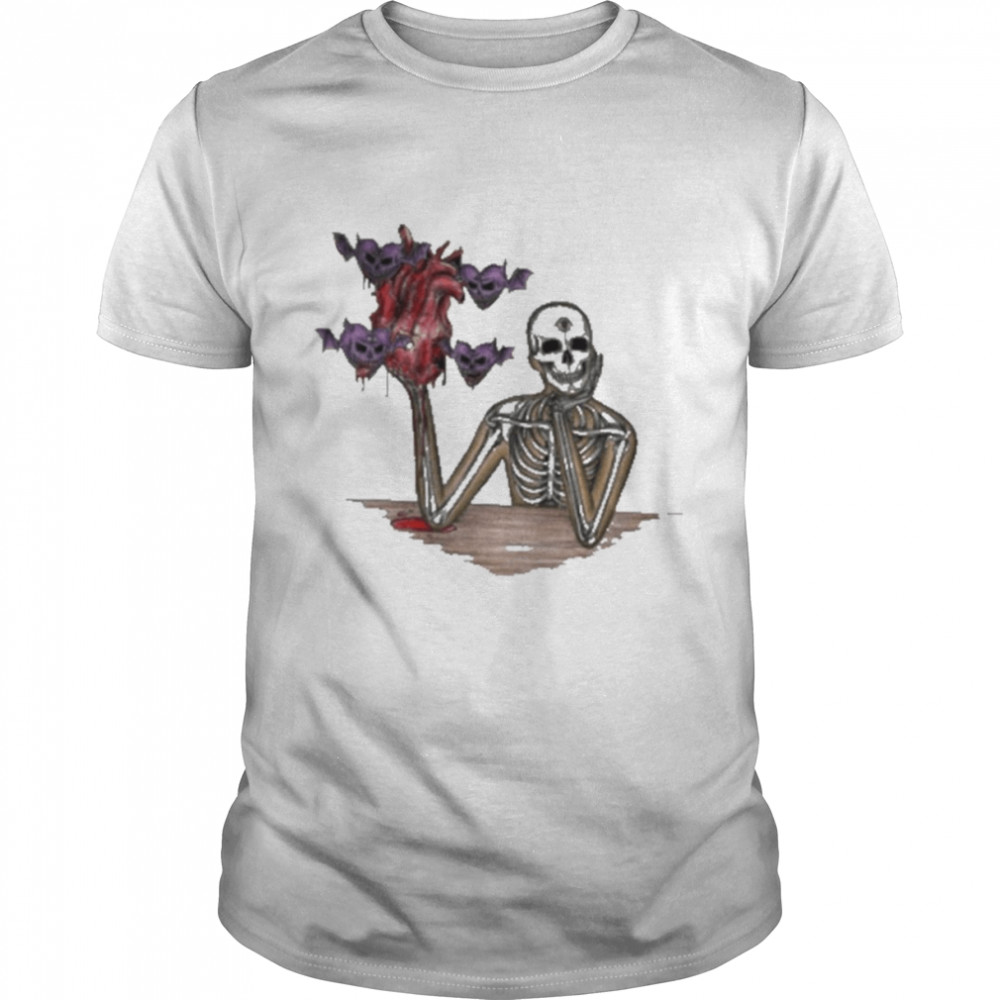 Skeleton And Heart Heart Eaters Shirt