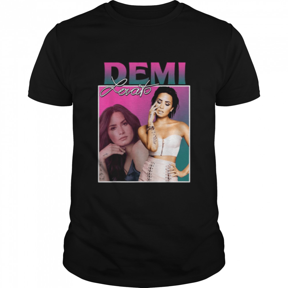 Vintage Demis Design Arts Lovatos Vaporware Singers Musician Demi Lovato shirt