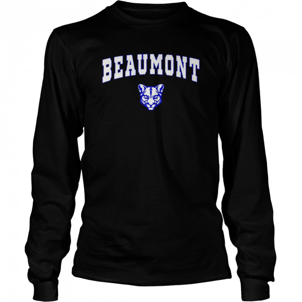 Beaumont high school cougars athletic shirt Long Sleeved T-shirt