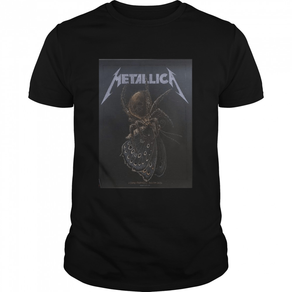 Metallica Lisbon Portugal Poster 2022 shirt