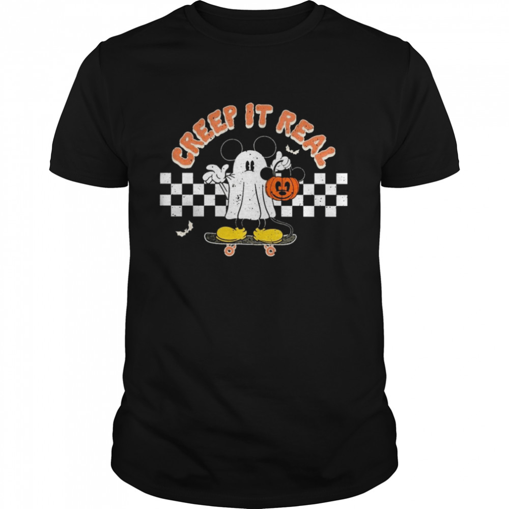 Mickey Ghost Creep it Real Halloween shirt