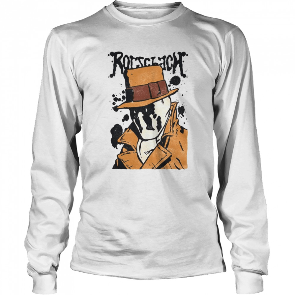 Rorschach Watchmen Art shirt Long Sleeved T-shirt