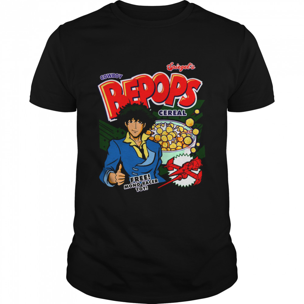 Spiegel’s Cowboy Bepops Cereal Free Mono Racer Toy shirt