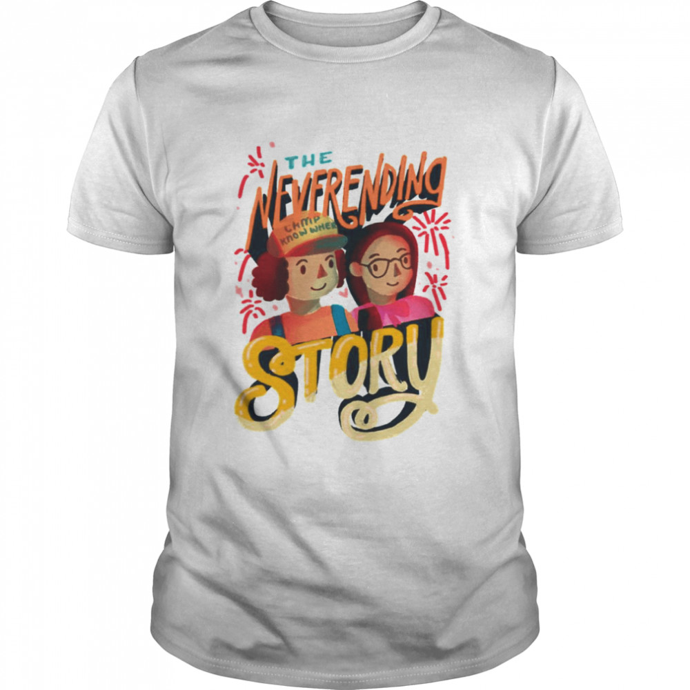 Stranger Things The Neverending Story By Dusty Bun And Suzy Poo shirt