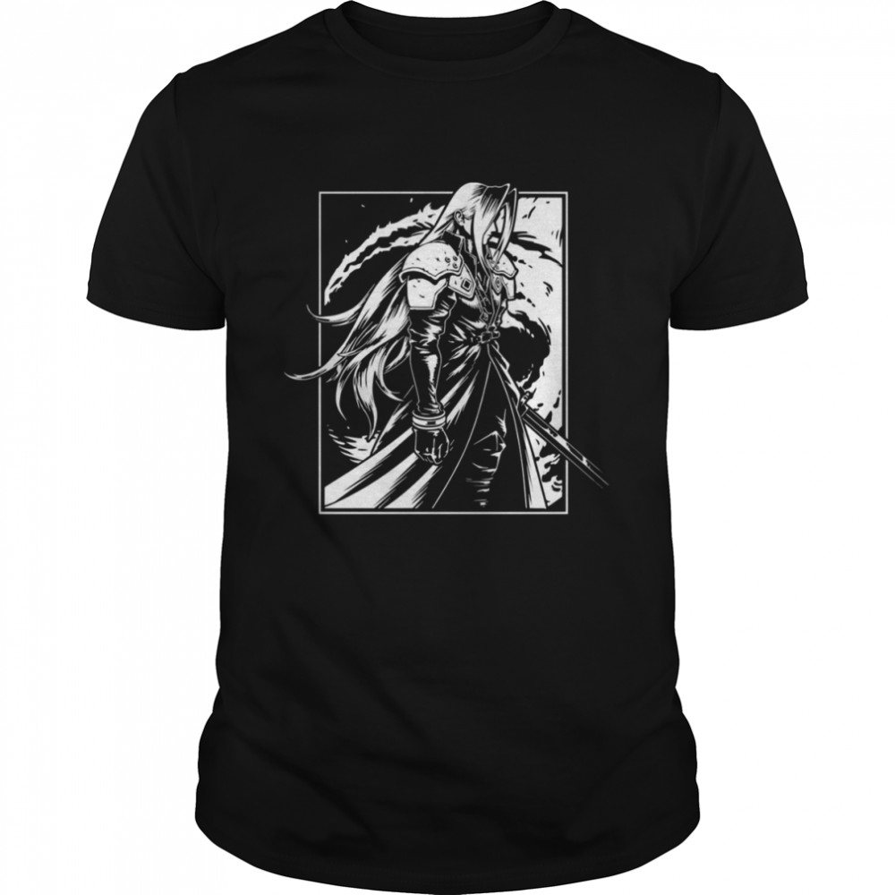 The Man In The Black Final Fantasy Sephiroth shirt