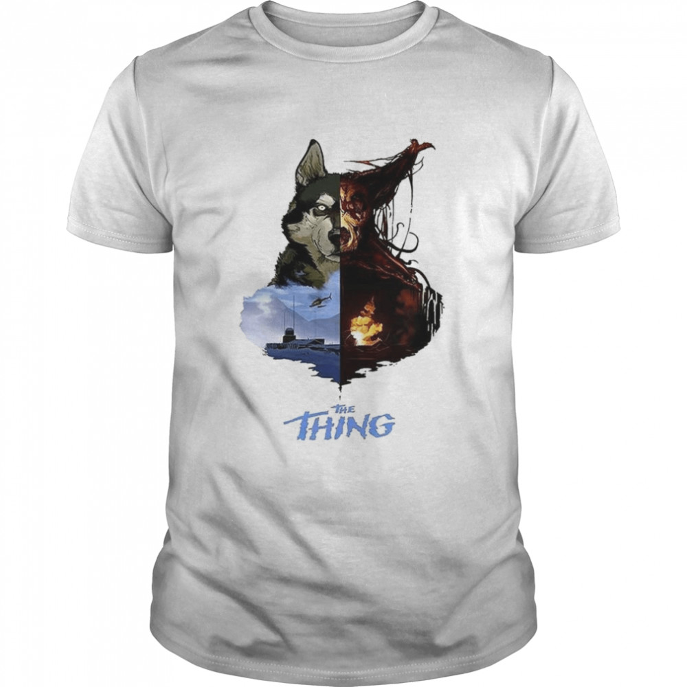 The Thing Movie Horror John Carpenter 80s shirt