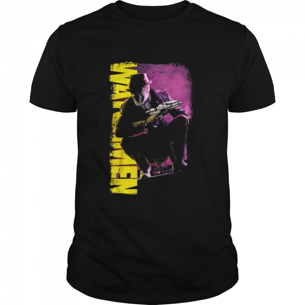 Vintage Watchmen Rorschach shirt Classic Men's T-shirt