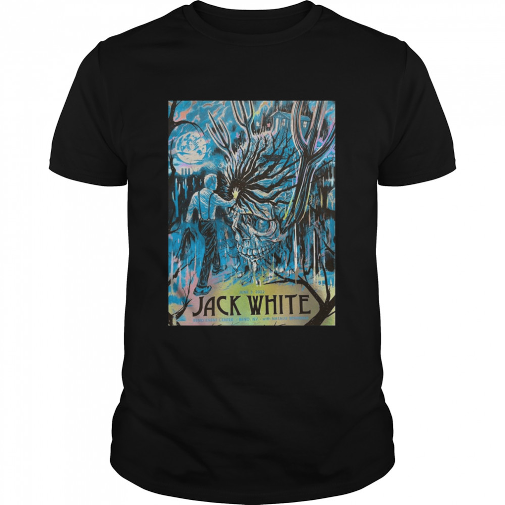 Zeb Love Jack White Reno Poster Foil Variant Artist Edition 2022 shirt