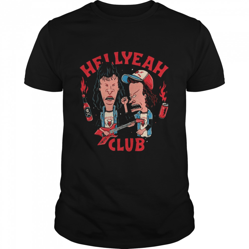 Beavis and Butt-Head hellyeah club shirt
