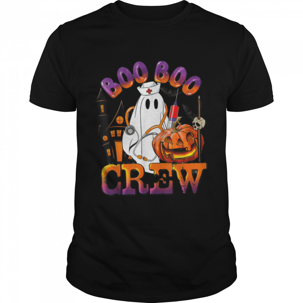 Cute Ghost RN Nurse Halloween Costume s, Boo Boo Crew T- B0B9SST77P Classic Men's T-shirt