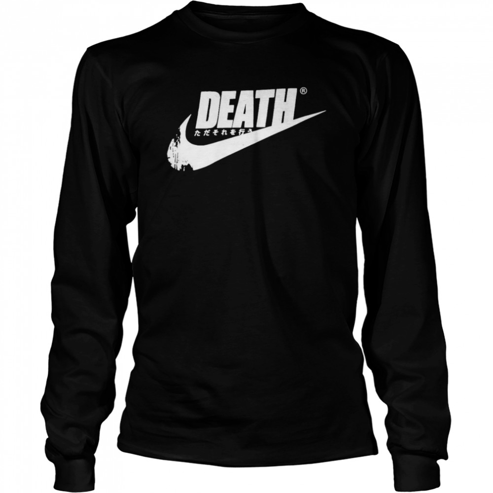 Género Propio Parpadeo Japanese Nike death just do it shirt - Trend T Shirt Store Online