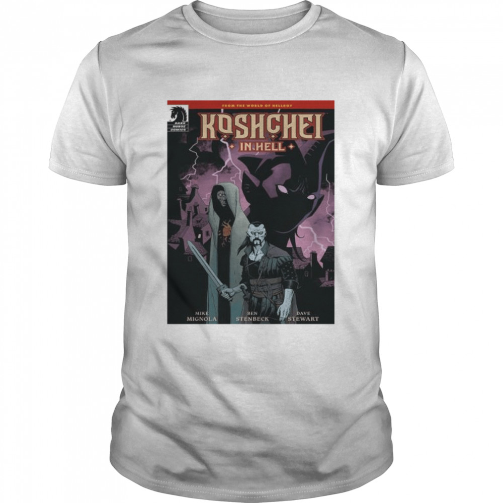 Koshchei in hell fan art in dark horse comics shirt