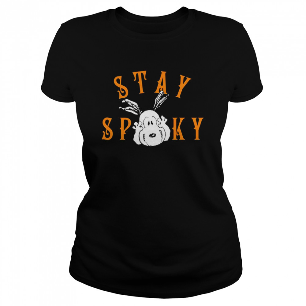Peanuts Halloween Snoopy Stay Spooky  Classic Women's T-shirt