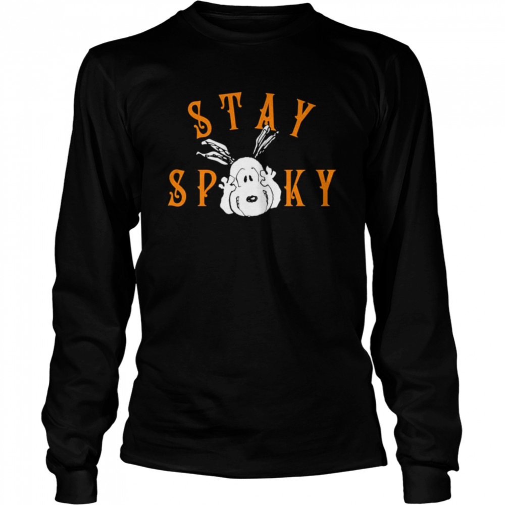 Peanuts Halloween Snoopy Stay Spooky  Long Sleeved T-shirt