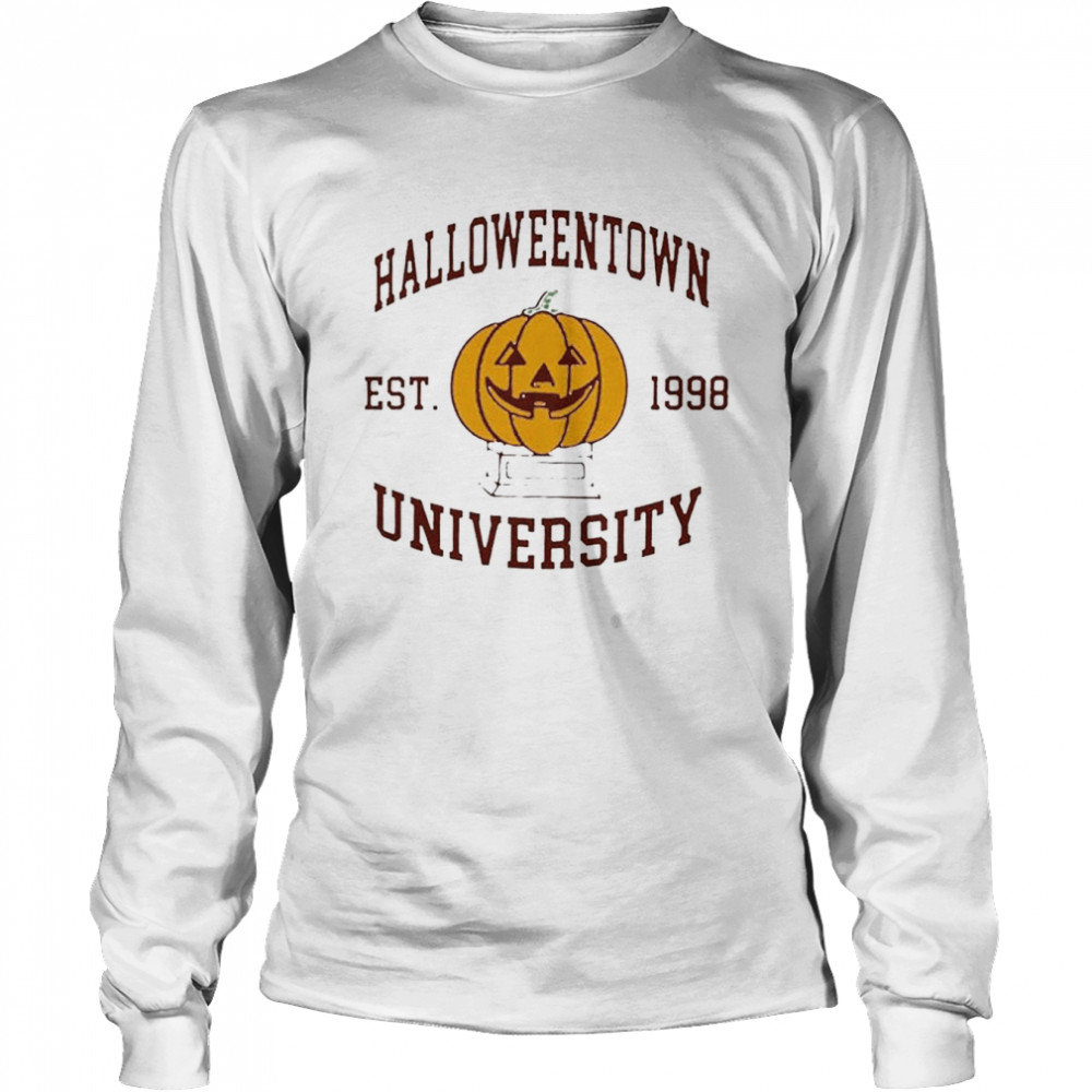 Pumpkin Halloweentown Est 1998 University Happy Halloween shirt Long Sleeved T-shirt