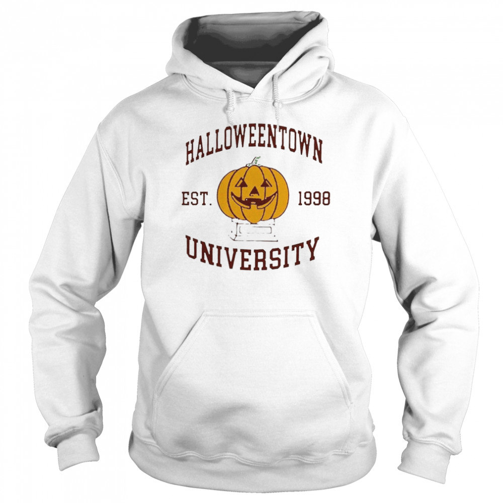 Pumpkin Halloweentown Est 1998 University Happy Halloween shirt Unisex Hoodie