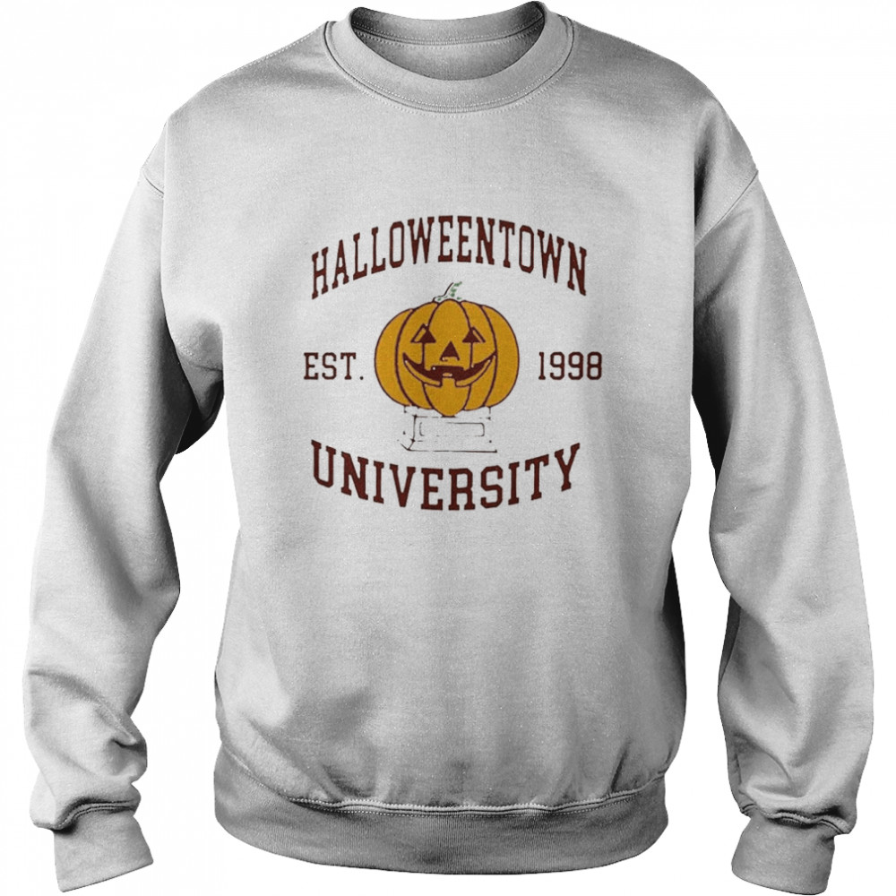 Pumpkin Halloweentown Est 1998 University Happy Halloween shirt Unisex Sweatshirt