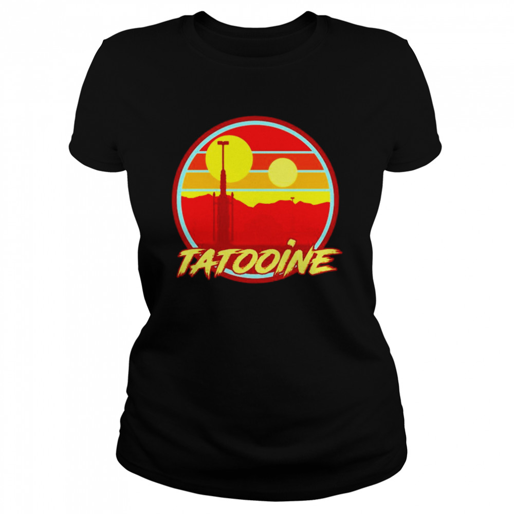 Star Wars tatooine holiday shirt Classic Women's T-shirt